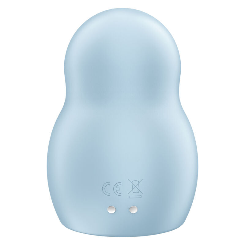 SATISFYER - PRO TO GO 1 DOBBELT LUFTPULS STIMULATOR & VIBRATOR BLÅ