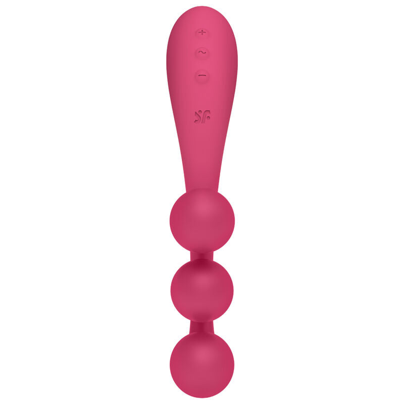 SATISFYER - TRI BALL 1 MULTIVIBRATOR RØD