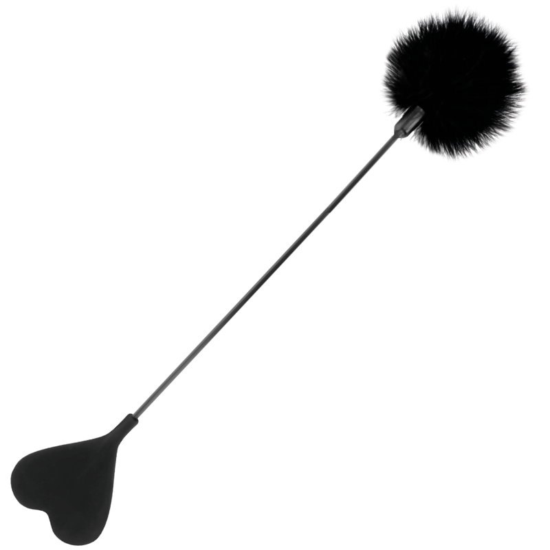 MØRKET - SORT KÆRLIGHEDSFJERPISK 40 CM
