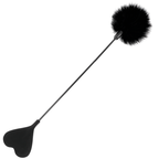 MØRKET - SORT KÆRLIGHEDSFJERPISK 40 CM