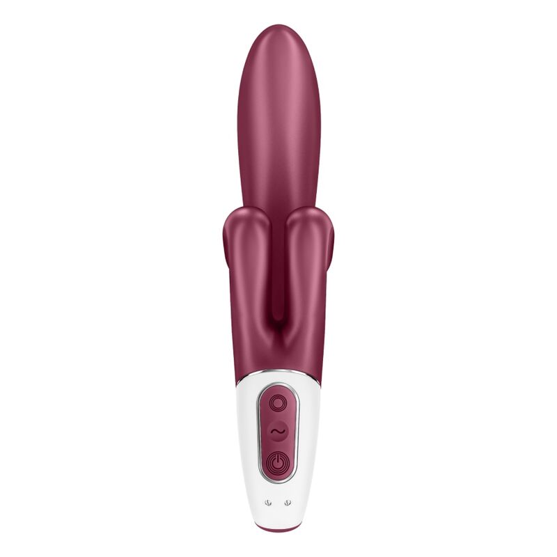 SATISFYER - RØR MIG KANINVIBRATION RØD