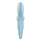 SATISFYER - RØR MIG KANINVIBRATION BLÅ