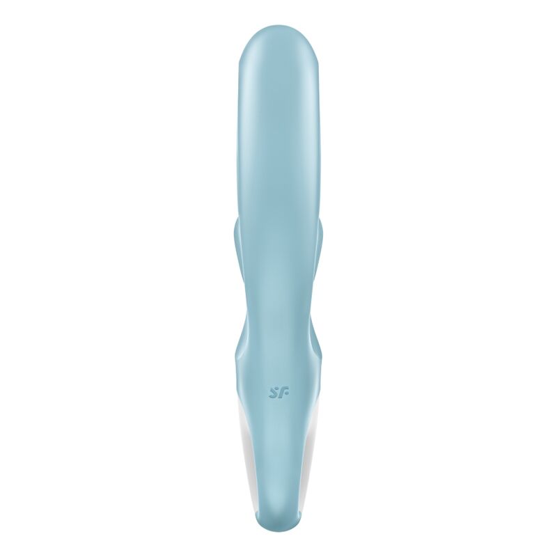 SATISFYER - ELSK MIG KANINVIBRATION BLÅ