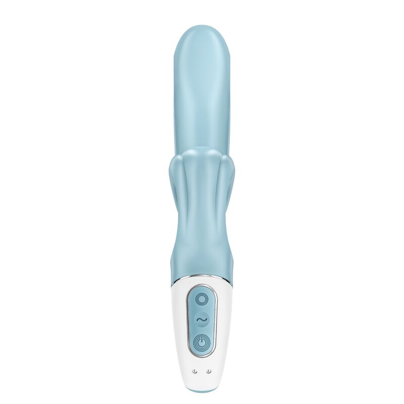 SATISFYER - ELSK MIG KANINVIBRATION BLÅ