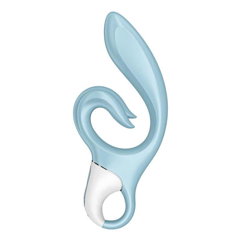 SATISFYER - ELSK MIG KANINVIBRATION BLÅ