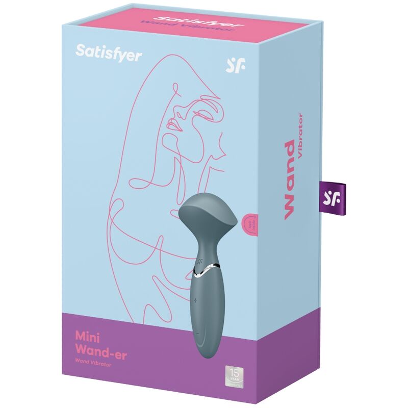 SATISFYER - MINI WOND-ER GRÅ