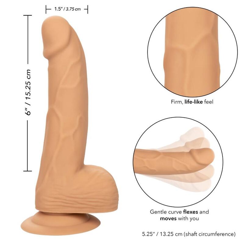 CALEXOTICS - SILIKONEØRINGER 15,24 CM SKIND