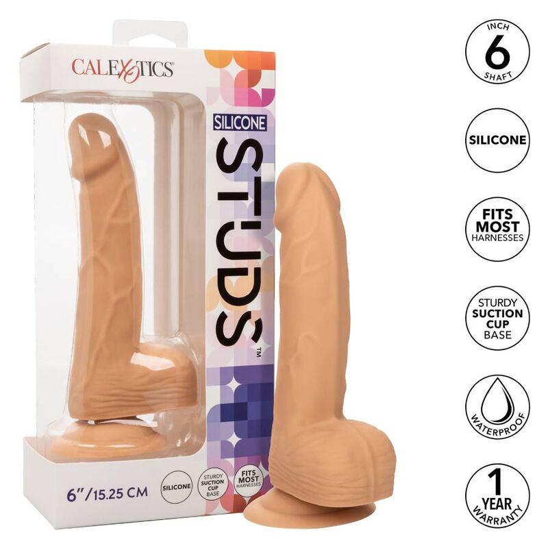 CALEXOTICS - SILIKONEØRINGER 15,24 CM SKIND