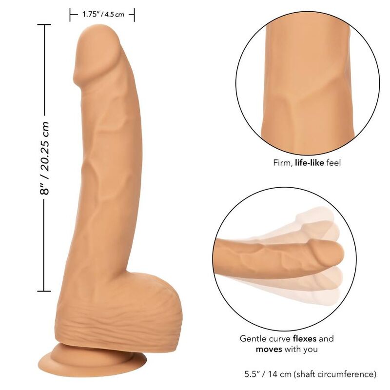 CALEXOTICS - SILIKONEØRINGER 20,32 CM SKIND