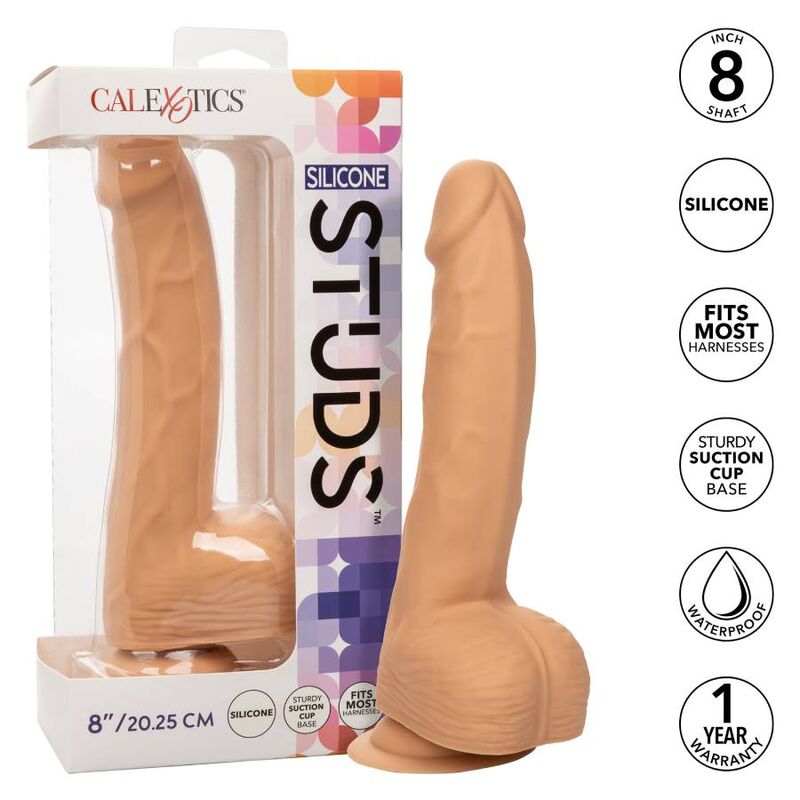 CALEXOTICS - SILIKONEØRINGER 20,32 CM SKIND