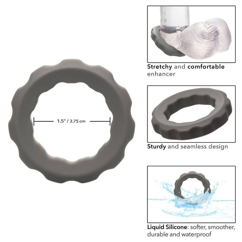 CALEXOTICS - ALPHA ERECT RING GRÅ