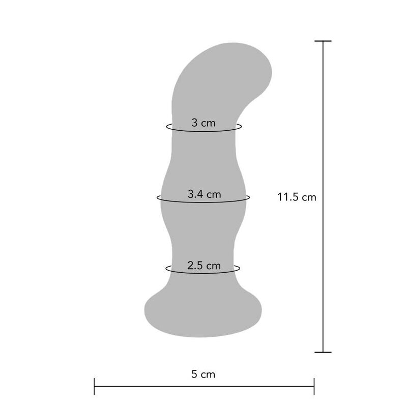 TOYJOY - DEN GLIMRENDE VIBRERENDE GLAS-ANUMPLUG