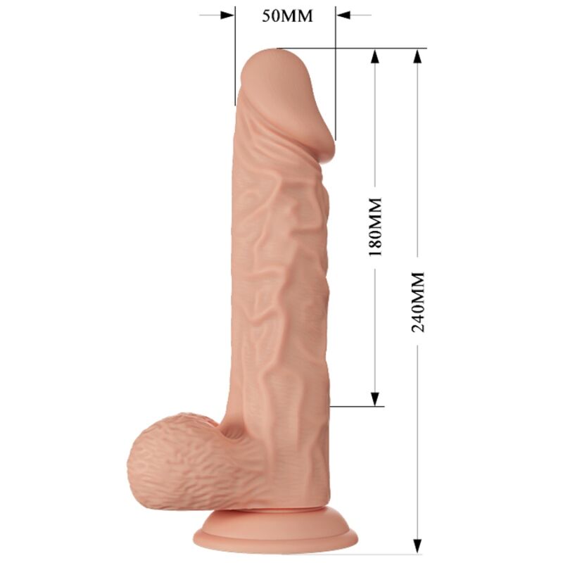 BAILE - BEAUTIFUL ENCOUNTER BURAQ VIBRATION 24 CM NATURLIG