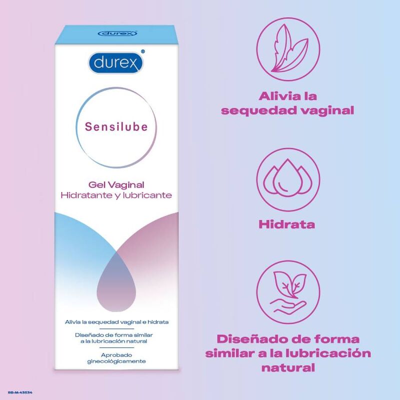 DUREX - SENSILUBE GEL FUGTIGHEDSGIVENDE GLIDEKREM 40 ML