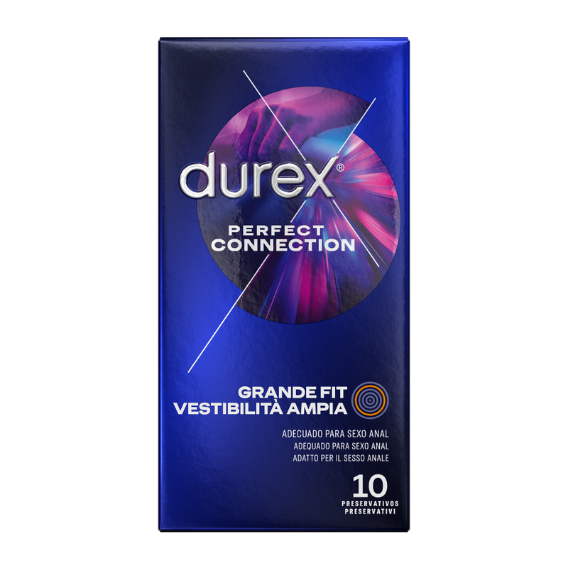 DUREX - PERFEKT FORBINDELSE SILIKONE EKSTRA SMØRING 10 ENHEDER