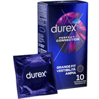 DUREX - PERFEKT FORBINDELSE SILIKONE EKSTRA SMØRING 10 ENHEDER