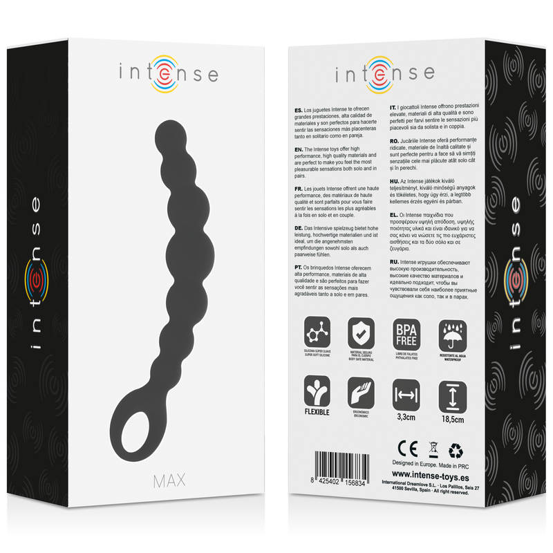 INTENS - ANALPERLER MAX BLACK