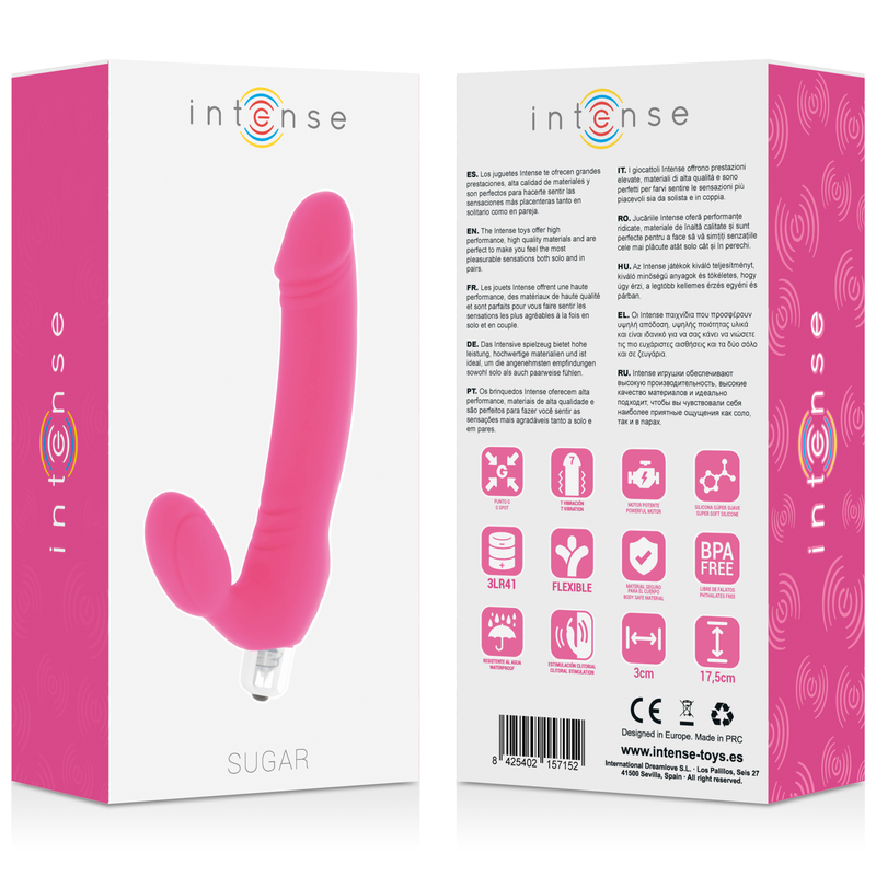 INTENS - SUKKER SEVEN SPEEDS SILIKONE FUCHSIA
