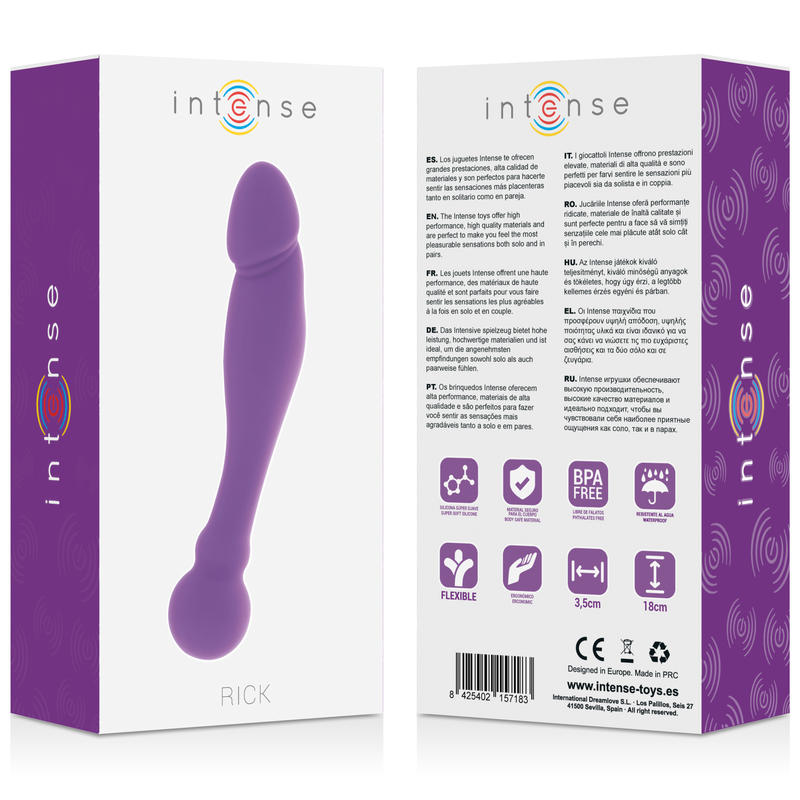 INTENS - SILIKONE RICK DUAL LILA