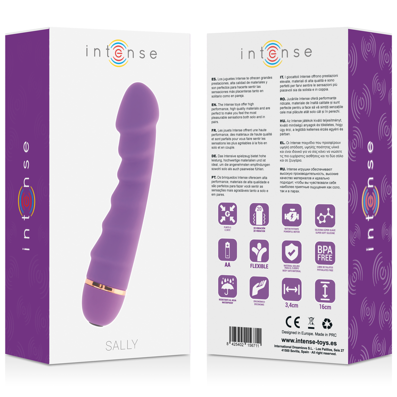 INTENS - SALLY 20 SPEEDS SILIKONE LILA
