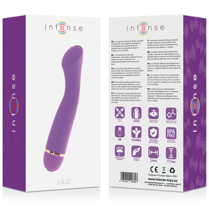 INTENS - LILO 20 HASTIGHEDER SILIKONE LILA