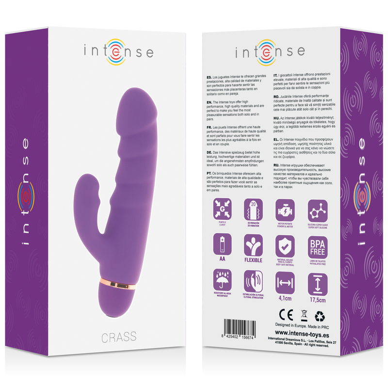 INTENSE - CRASS 20 SPEEDS SILIKONE LILA