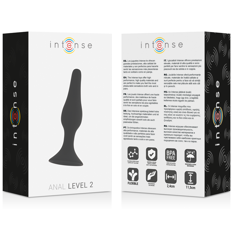 INTENS - ANAL NIVEAU 2 11,5 CM SORT