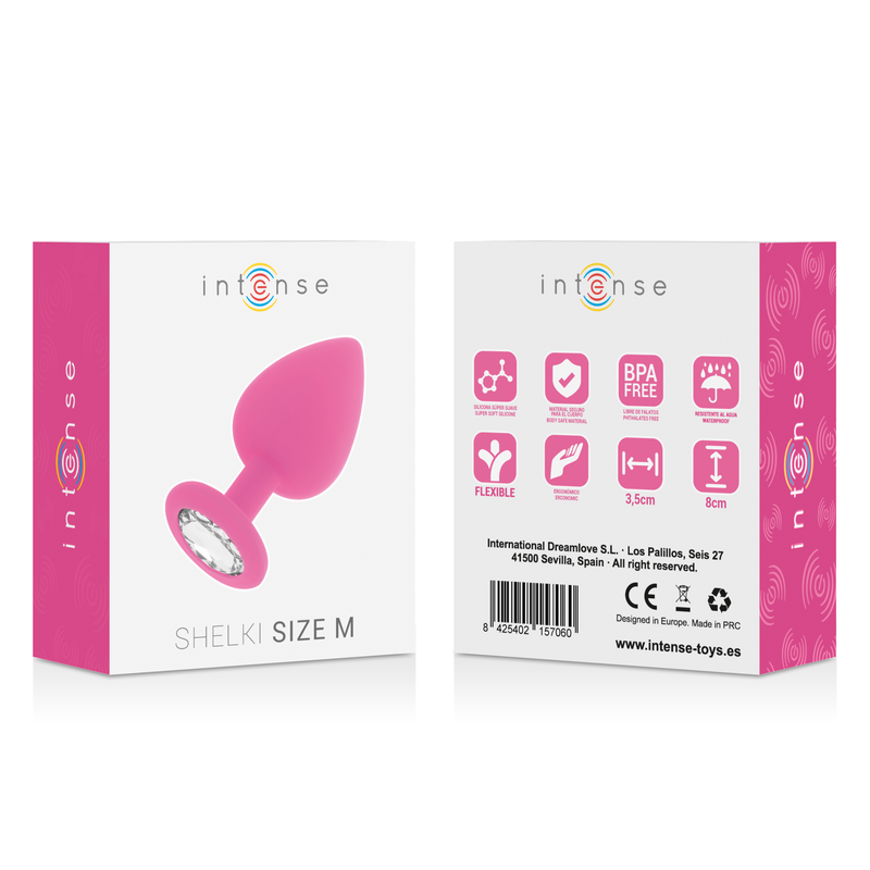 INTENS - SHELKI M ANALPLUG FUCHSIA