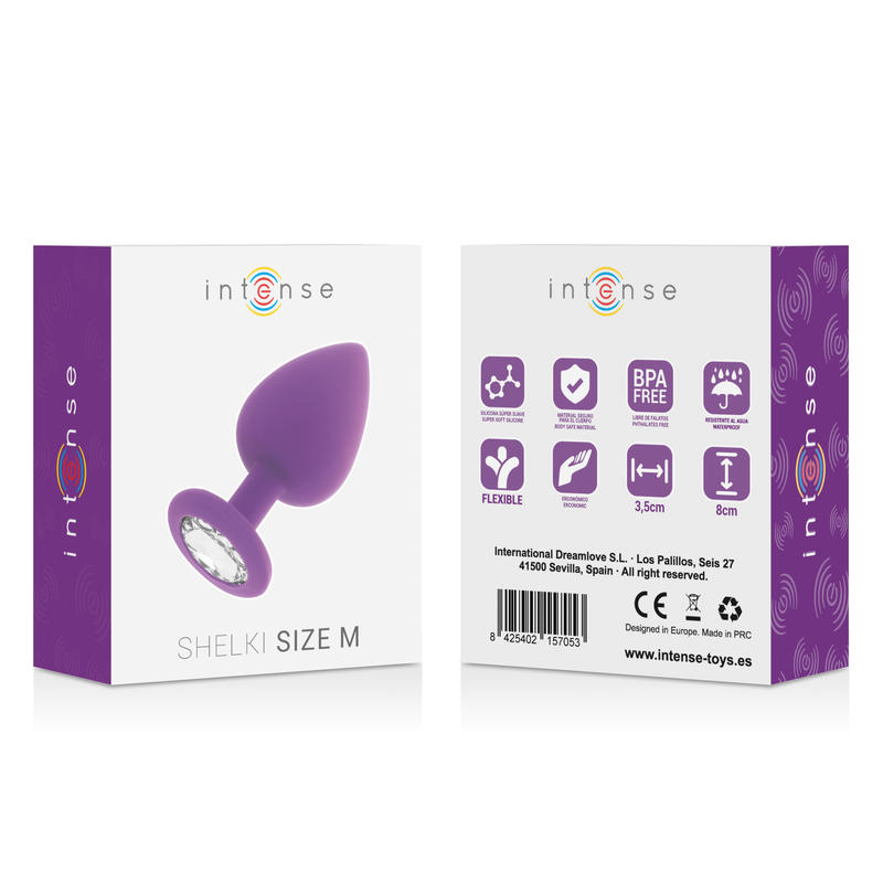 INTENS - SHELKI M ANALPLUG LILA