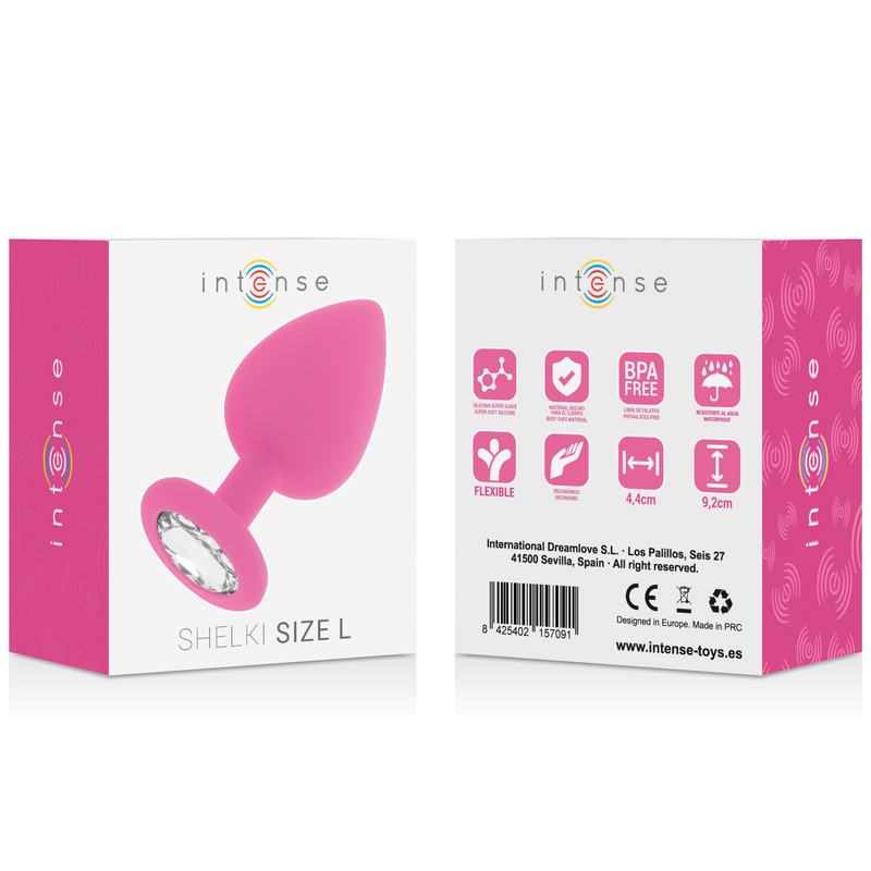 INTENS - SHELKI L PLUG ANAL FUCHSIA