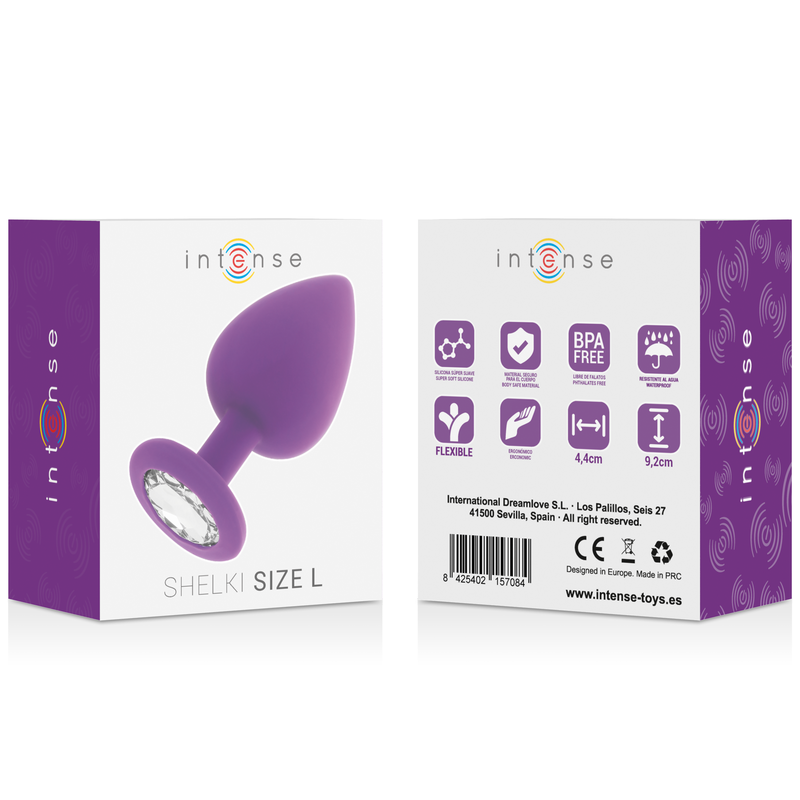 INTENS - SHELKI L PLUG ANAL LILA