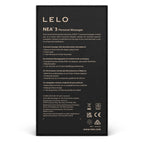 LELO - NEA 3 PERSONLIG MASSAGEAPPARAT SORT
