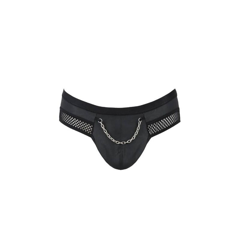 PASSION - 030 ÅBEN SLIP TOM SORT S/M