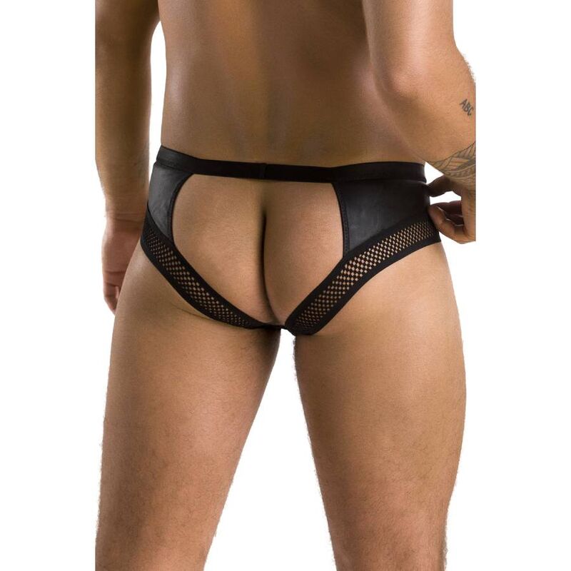 PASSION - 030 ÅBEN SLIP TOM SORT S/M