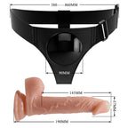 PRETTY LOVE - SELE TRUSSES UNIVERSAL SELE MED DILDO KEVIN 19 CM NATURLIG
