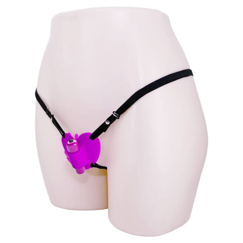 PRETTY LOVE - HEARTBEAT KLITORIS MASSAGEAPPARAT 10 VIBRATIONS TILSTANDE LILLA