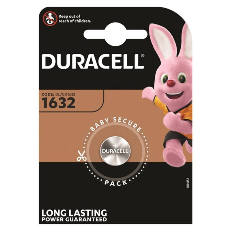 DURACELL - KNAPKNAP-BATTERI LITIO CR1632 3V 1 STK.