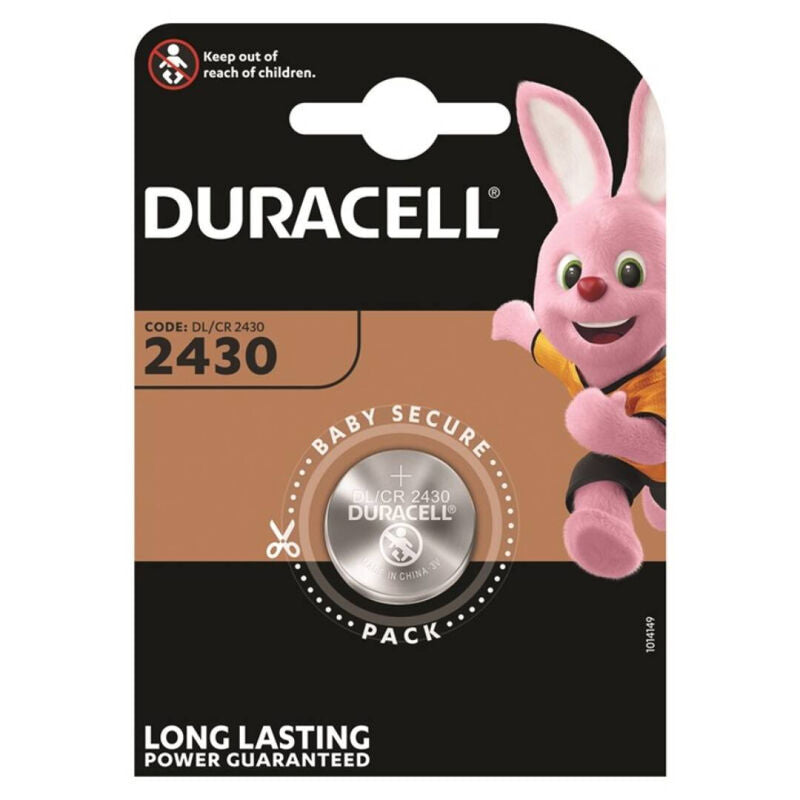 DURACELL - KNAPKNAPBATTERI LITIO CR2430 3V 1 STK.