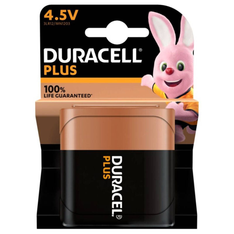 DURACELL - PLUS POWER 100 ALKALIN BATTERI 4,5V 3LR12 BLISTER*1