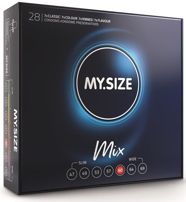 MY SIZE - MIX KONDOMER 60 MM 28 ENHEDER