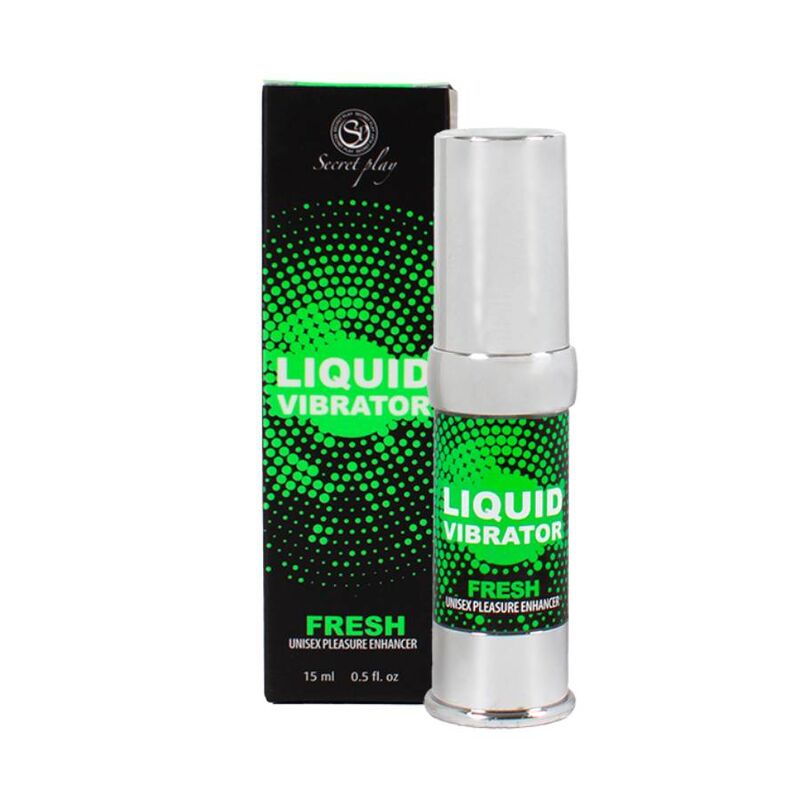 SECRETPLAY - FRISK VÆSKEVIBRATOR STIMULATOR & NJØDFORTÆKKER 15 ML
