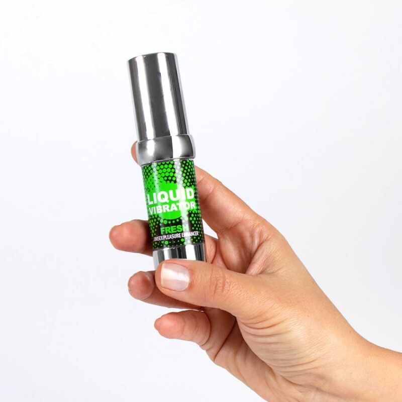 SECRETPLAY - FRISK VÆSKEVIBRATOR STIMULATOR & NJØDFORTÆKKER 15 ML