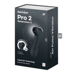 SATISFYER - PRO 2 GENERATION 3 FLYDENDE LUFTTEKNOLOGI SORT