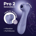 SATISFYER - PRO 2 GENERATION 3 FLYDENDE LUFTTEKNOLOGI LILA