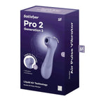 SATISFYER - PRO 2 GENERATION 3 FLYDENDE LUFTTEKNOLOGI LILA