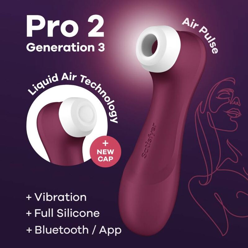SATISFYER - PRO 2 GENERACIÓN 3 VINRØD BLUETOOTH & APP