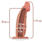 INTENSE - HULT SELE MED DILDO 18 X 3,5 CM