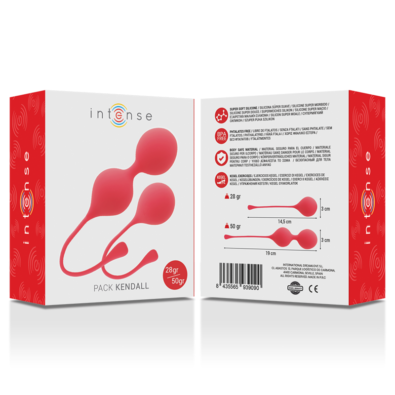 INTENSE - KEGEL BALLS PAKKE KENDALL RØD