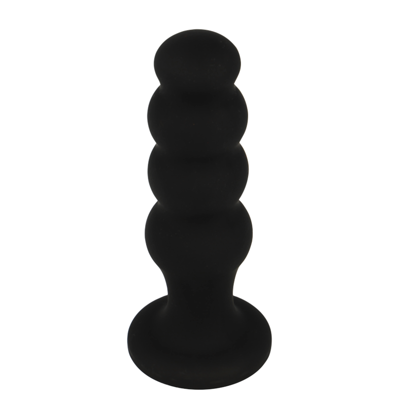 BLACK&SILVER - SCOTT PREMIUM SILIKONE ANALPLUG SORT