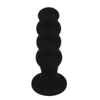 BLACK&SILVER - SCOTT PREMIUM SILIKONE ANALPLUG SORT